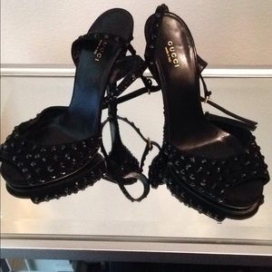 Gucci studded heels